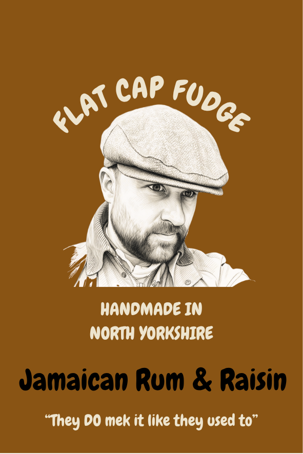 rum and raisin handmade fudge